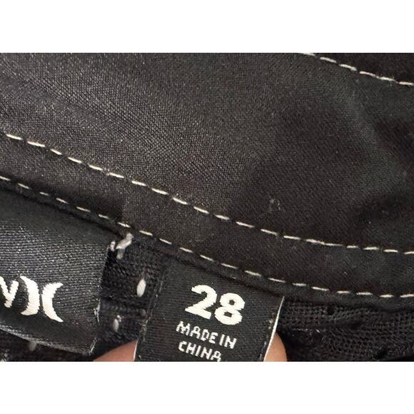 Hurley Mens Size 28 Gray Plaid Board Shorts Polyester - Picture 4 of 10